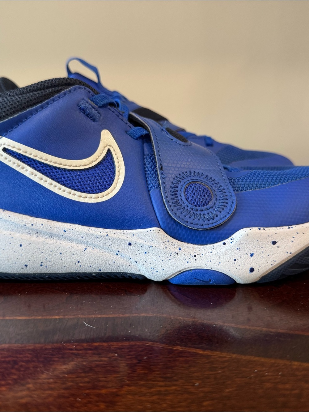 Nike Team Hustle D11 PS 'Hyper Royal White' | Blue | Kid's 3Y
